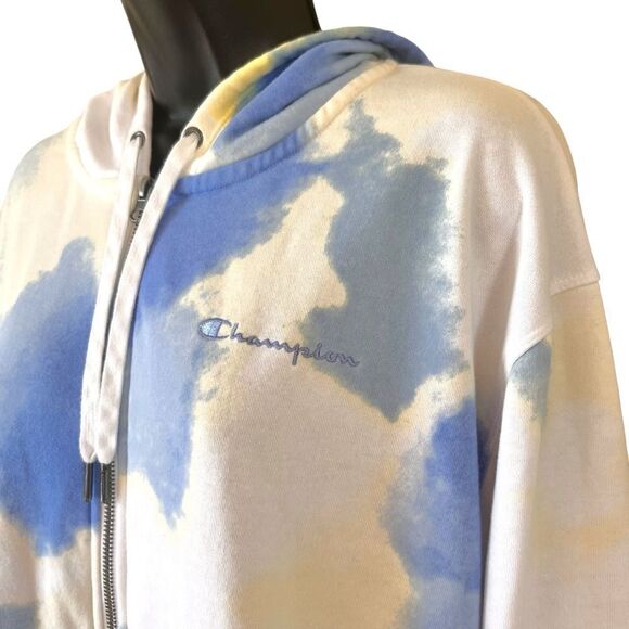 Champion Campus French Terry Tie Dye Zip-Up Hoodie - Picture 6 of 9